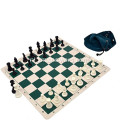 Siliconen schaakset met schaakbord schaakmat